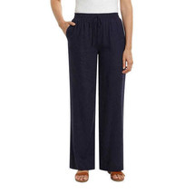 Briggs Ladies&#39; Linen Blend Pant Size: L, Color: Navy - £23.97 GBP