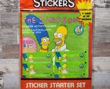 The Simpsons Sticker Play&amp;Activity Album 3D Original 1990 Rare New Sealed - $29.69