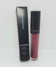 bareMinerals Statement Matte Liquid Lipcolor in Devious Full Size New In Box - $8.25