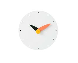 Moro Design Spread the Wings Wall Clock non Ticking Silent Modern Clock (Orange) image 4