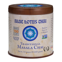 Blue Lotus Chai - Traditional Masala Chai - Makes 100 Cups - 3 Ounce Masala Spic - £18.01 GBP