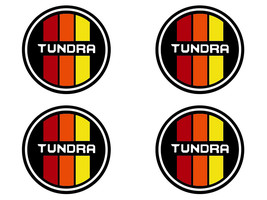 Toyota Tundra  - Set of 4 Metal Stickers for Wheel Center Caps Logo Badges Rims - $24.90+