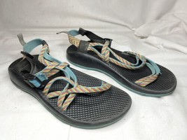 Chaco Rainbow Blue Strap Hiking Sandals Women’s Size 6 - £15.82 GBP