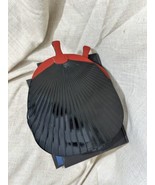 Laslo for Mikasa Red And Black Lacquer Fan Plate Vintage Japan Pair Of 2... - €15,83 EUR