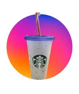 Starbucks Tumbler Confetti Color Changing 2020 Cup 24oz Rainbow Straw ~NEW~ - $12.89 CAD