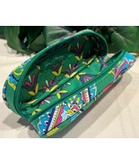 Vera Bradley Zipper Eyeglass Case Emerald Paisley Retired Green Paisley ... - $25.98 CAD