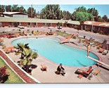 Poolside Sahara Motor Hotel Blythe California CA UNP Chrome Postcard N10 - $3.91
