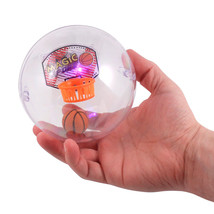 Basketball Game Mini Handheld Shooting Light Up Flashing Hoops Hand Held Ball 4&quot; - £7.35 GBP