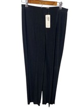 Chicos Travelers Size 2 Tall Pants Black No Tummy Large 12 / 14 NEW Slin... - $2,485.02 MXN
