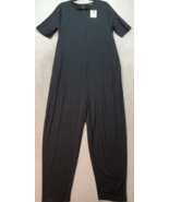 Hatch Jumpsuit Womens XL Black Rayon Maternity Short Sleeve Back Zip NWT... - $2,267.15 MXN