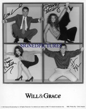Will And Grace Cast Signed Autographed Rp Photo All 4 - £9.24 GBP