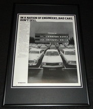 1972 Volvo Framed 12x18 ORIGINAL Advertisement - $49.49