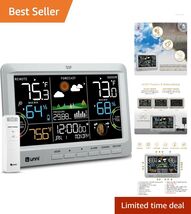Large Display Weather Station with Dew Point &amp; Mold Index - Smart Home S... - $84.10