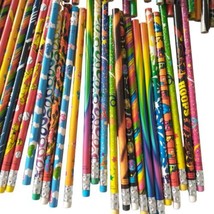 Novelty Pencil Lot 96 New Teacher Prizes Stocking Stuffers Rainbows Sports Gifts - £15.51 GBP