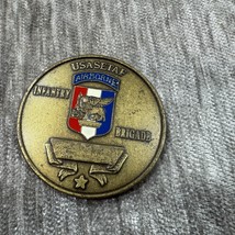 Army Southern European Task Force USA SETAF Airborne Challenge Coin Infa... - $554.66 MXN
