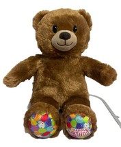 Build A Bear Happy Birthday Brown Teddy Bear vtd - $12.38