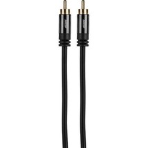 Audtek - SMC3 - RCA Audio Video Subwoofer Cable with Metal Shell - 3 ft - $11.95