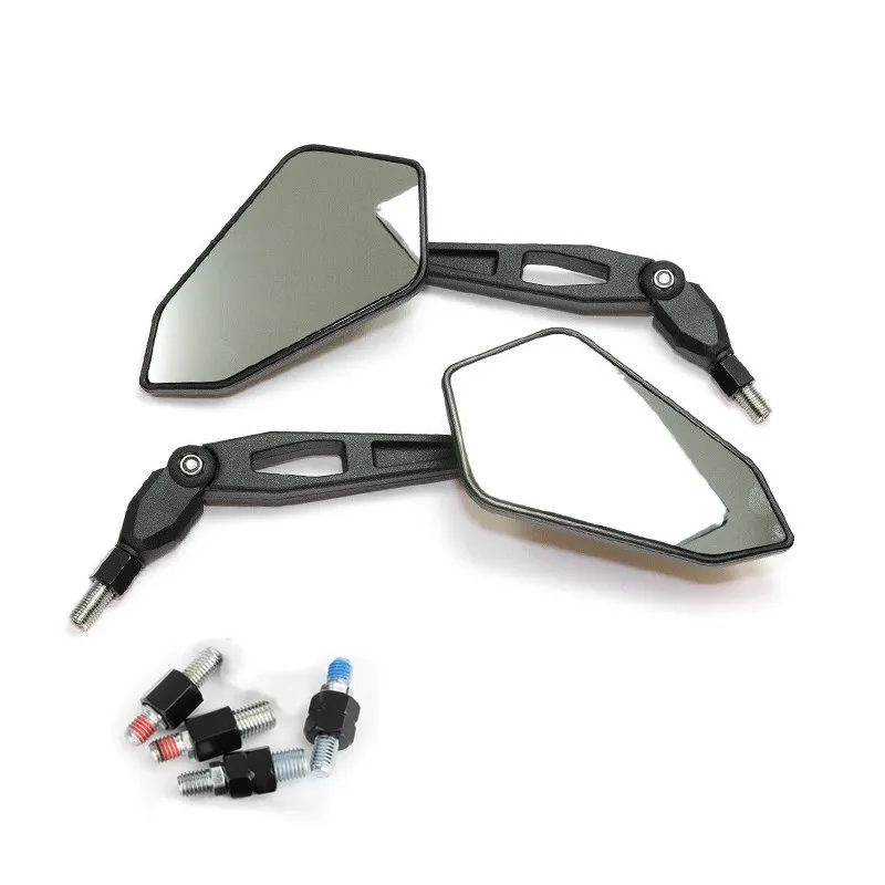 M8 M10 Motorcycle Scooter Street Bike Rear View Side Mirrors for Yamaha MT09 - £26.31 GBP