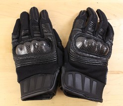 BILT Sprint Women&#39;s Motorcycle Riding Gloves Leather Black Size M *READ - $298.36 MXN
