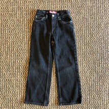 Levis 549 Relaxed Straight Jeans Boys 7 Slim Used Black - £7.93 GBP