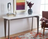 Josef White And Grey Lacquer Console Table, Medium Oak, By Safavieh Home - £247.93 GBP