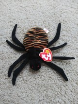 Nwt Ty Beanie Baby - 1996-97 Spinner The Spider Soft Bean Bag Toy Free Us Ship - £5.02 GBP