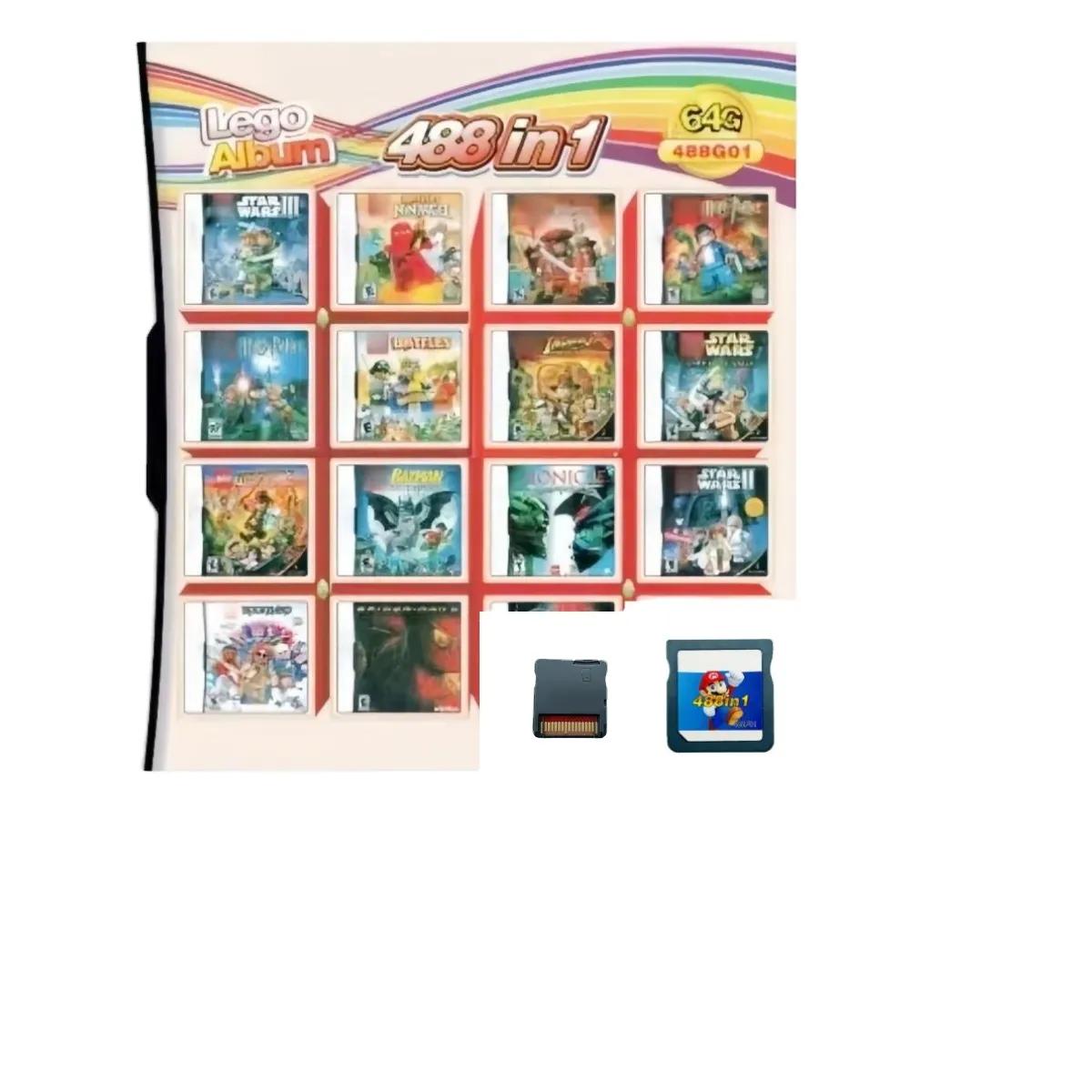 488 In 1 Game Cartridge for DS 2DS 3DS XL - $35.00