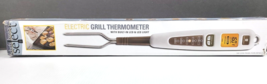 Chefs Basics Electric Grill Thermometer Build In Lcd Led Light Meat Box 44 - £16.02 GBP