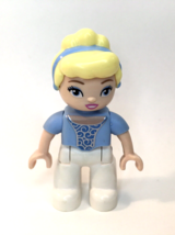 Lego Duplo Cinderella Figure Disney Princess Light Blue Headband - £3.93 GBP
