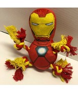 Marvel IRON MAN Rope Plush Squeeky Dog Pet Puppy Toy - £15.80 GBP