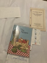 Vintage “My Recipe Book “ with Clippings &amp; Handwritten Recipes, Booklets!! - $27.97