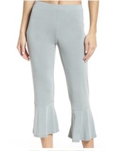 BB DAKOTA Aden Ruffle Hem Lounge Pants Mineral Sage Small NWT NEW - $14.84
