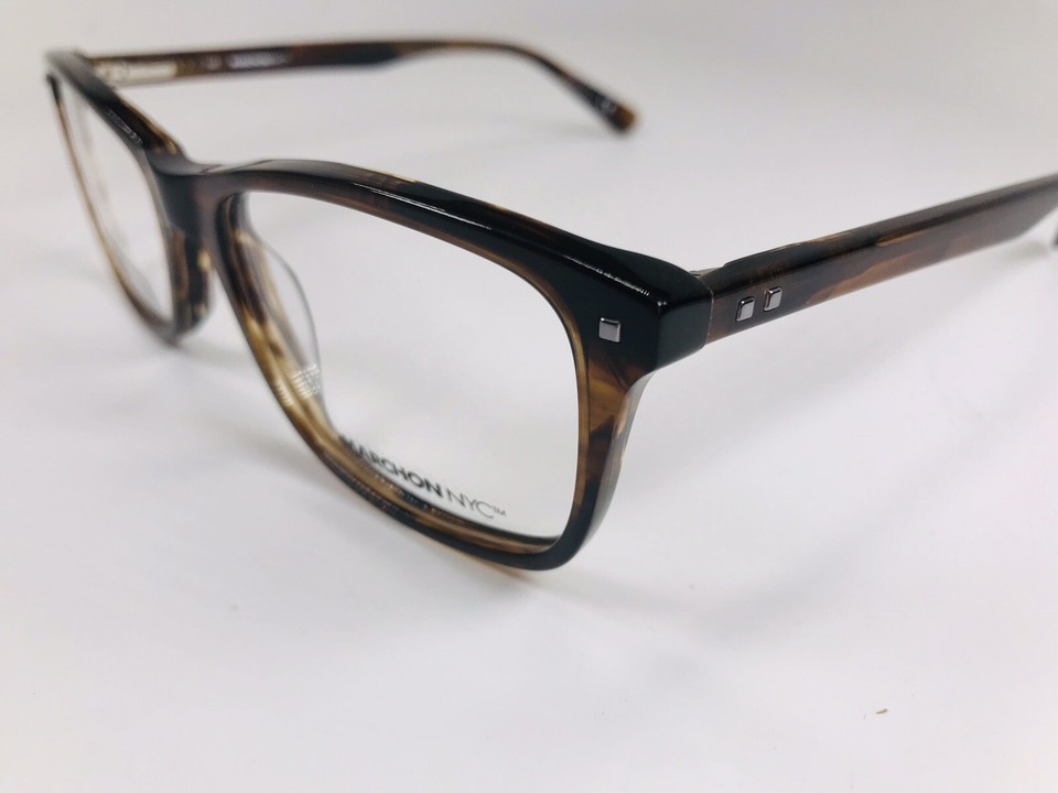 New MARCHON NYC M-8500 234 Brown Horn  Eyeglasses  53mm with Case Item image 4