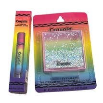 Crayola Shimmer Eye Palette &amp; Lip Crayon Set New from Claire&#39;s - $9.60
