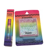 Crayola Shimmer Eye Palette &amp; Lip Crayon Set New from Claire&#39;s - $13.26 CAD