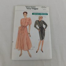 Vogue 7714 Sewing Pattern Very Easy Women Misses Dress Size 8-10-12 Uncut 1990 - £7.65 GBP