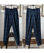 Vintage 90s Summit Hill 100% Wool Blackwatch Plaid Pleat Front Trousers ... - $597.08 MXN