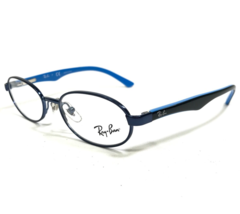 Ray-Ban Young Kids Eyeglasses Frames RB1028 4000 Black Blue Round 44-15-125 - £32.98 GBP
