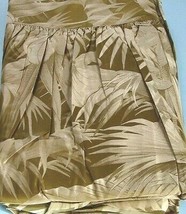Tommy Bahama Sferra Jungle Fever King Bed Skirt Dust Ruffle Cotton 3 Panel New - £43.87 GBP