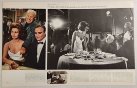 1966 Magazine Photo Actor Charlie Chaplin,Marlon Brando &amp; Actress Sophia Loren - £13.34 GBP