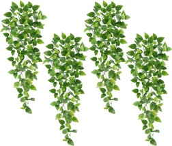 Whonline 4 Pcs., 3 Point 6 Ft., 3 Point 6 Ft. Faux Hanging Plants, Faux ... - $31.97