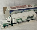 1992 Hess Toy Truck 18 Wheeler and Racer In Original Box - $10.79