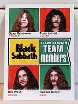 Black Sabbath Team Members: A Nine Pockets Custom Card (#5 of 8 in a Series) - £3.96 GBP