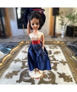 Miss France Vintage Hard Plastic Doll Eyes Open/Close Made in Japan Toy - $15.90