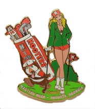 Hooters 2007 Masters Week Augusta Georgia Golf Girl Hootie Bag Limited Ed. Pin - £14.30 GBP