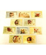 &quot;Language of Flowers&quot; w/Poetry, Set of 10 Vintage Post Cards, Unposted, ... - $370.05 MXN