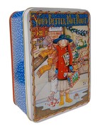 Vintage Mary Engelbreit Tin You Better Not Pout Christmas Made In Hong K... - €11,57 EUR