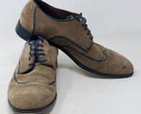 J&amp;M 1850 Oxford Light Brown Suede Men&#39;s Shoe Sz 11 M Made in ITALY 20-3057 - $39.55
