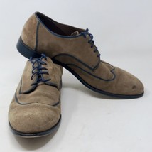J&amp;M 1850 Oxford Light Brown Suede Men&#39;s Shoe Sz 11 M Made in ITALY 20-3057 - $39.55