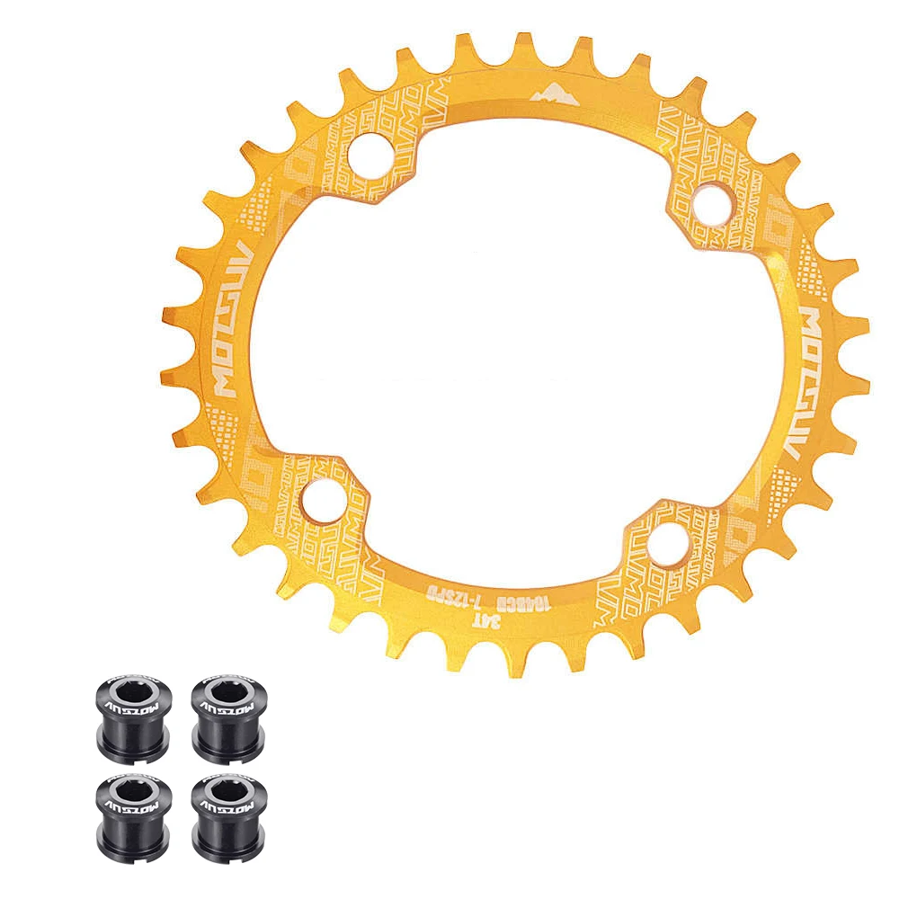 MOTSUV Oval Chainring 104BCD for Shimano MTB bike bicycle chain ring 32T 34T 36T - $122.59